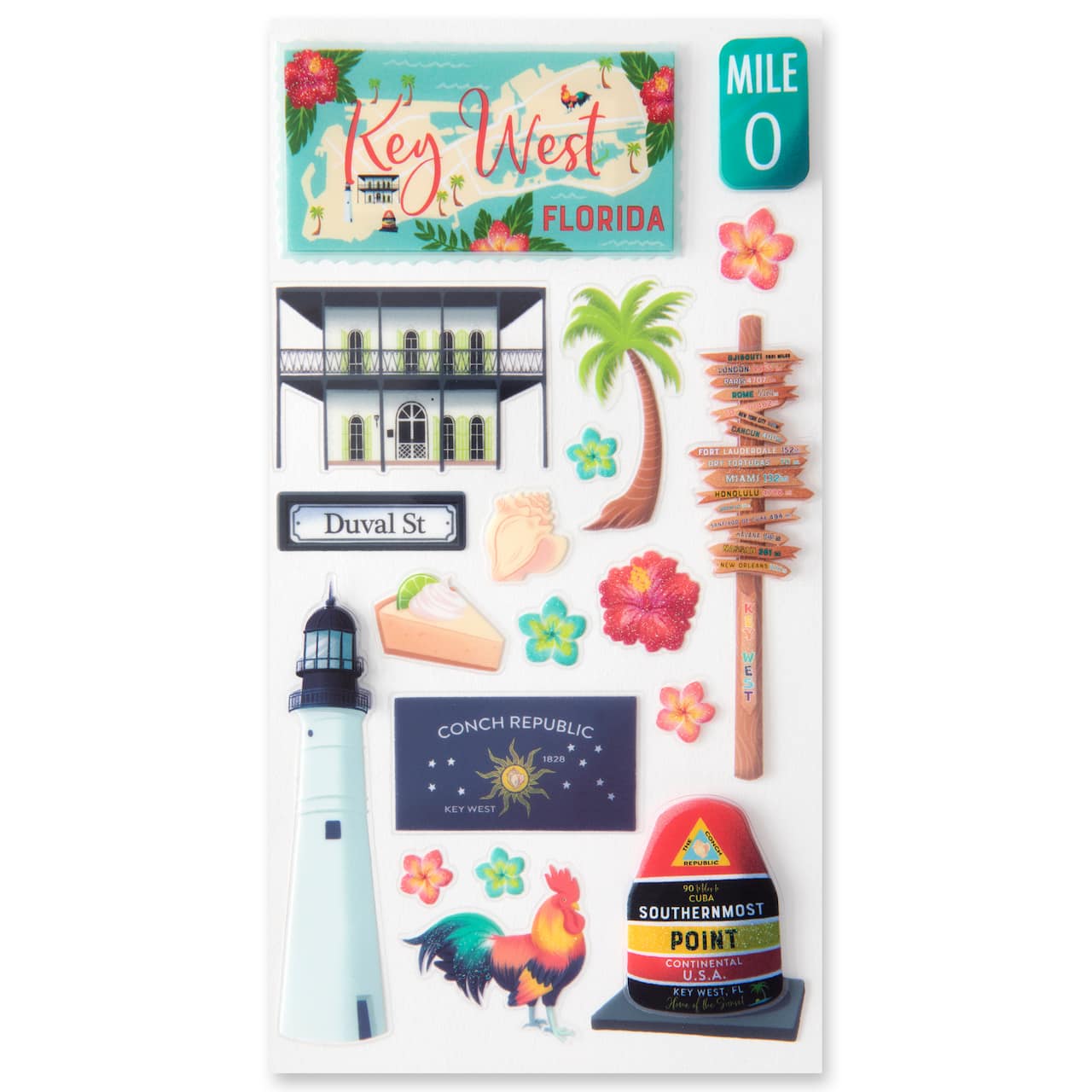 Key West Dimensional Stickers by Recollections&#x2122;